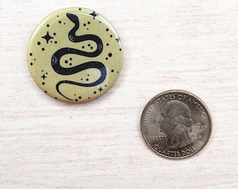 Speldknop Mystical Snake: 1,25" rugzakaccessoire