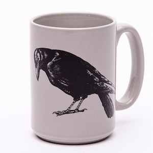 Crow Ceramic Coffee Mug -