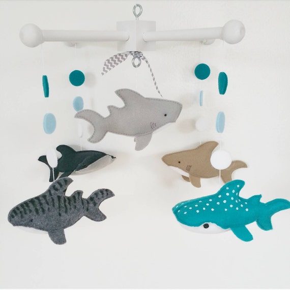 shark baby mobile