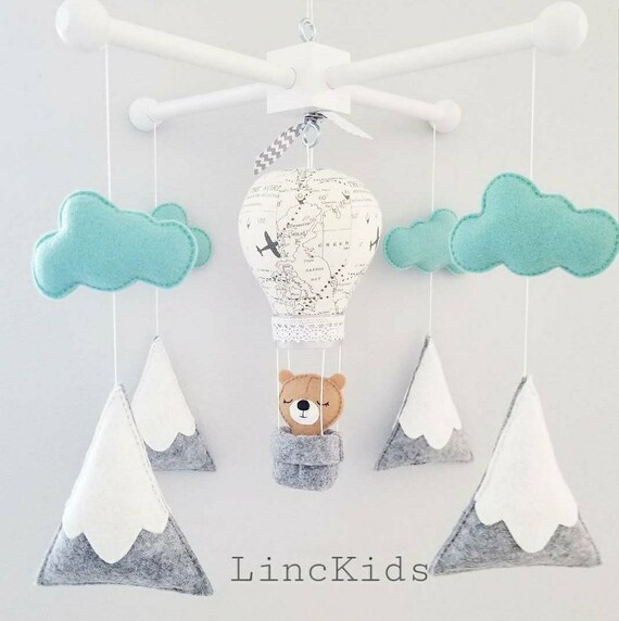 mountain crib mobile