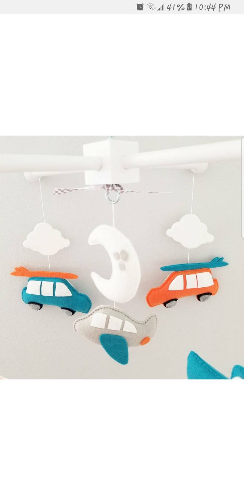 Baby Crib Mobilecars Airplane Mobilecustom Made Etsy