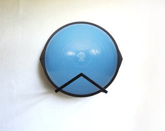 Vertical Bosu Ball Holder: Steel Balance Ball Storage Rack