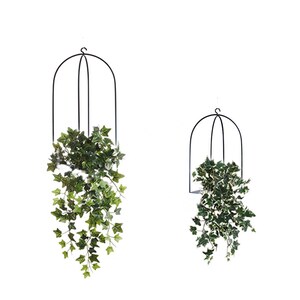 2 Birdcage plant holder large and small