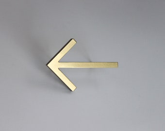 Metal Arrow Wall Sign. Directional Arrows signage system. Info Address Number Arrow Signs. Wall Decor. Iron Arrow Symbols / Figure