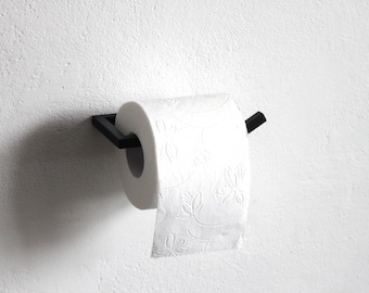Wall Mounted Toilet Paper Roll Holder: Powder Coated Steel