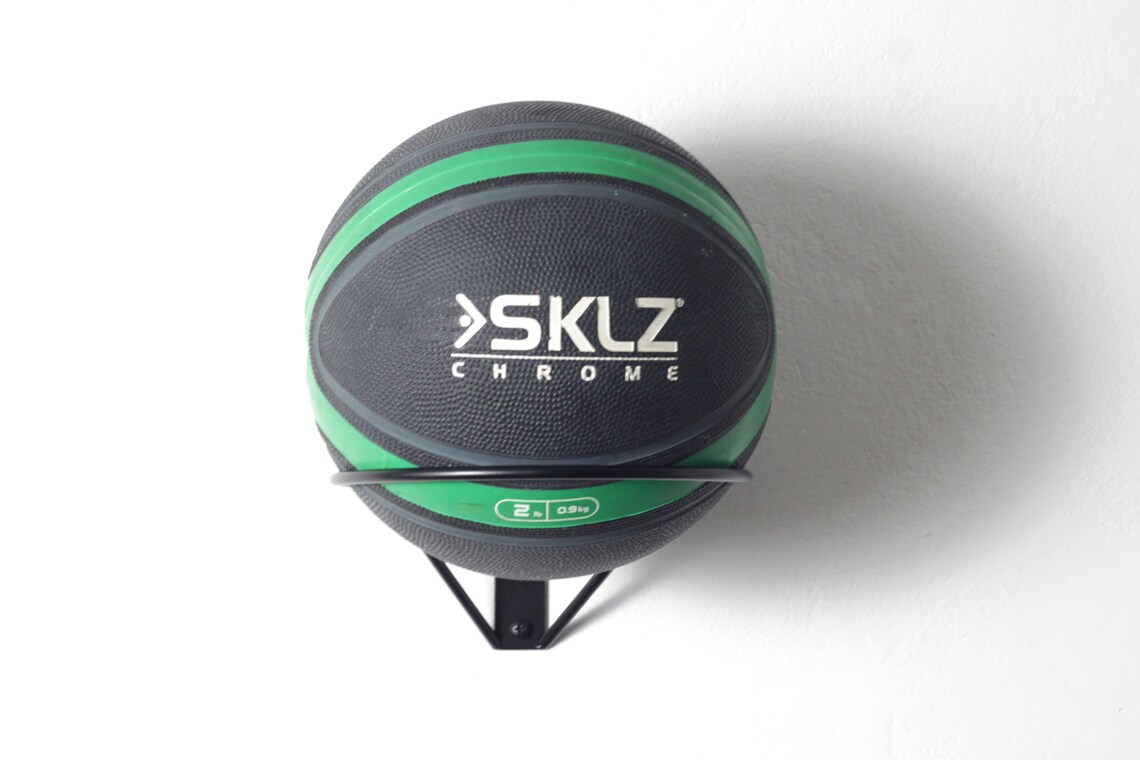 Medicine Ball Wall Holder Heavy Weight Ball Holder Fitness Etsy