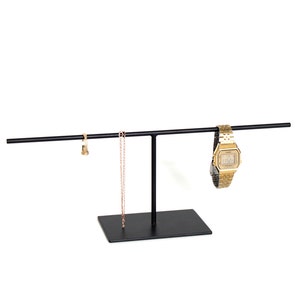 Jewellery Stand, Black Jewellery Display, Steel Jewelry Stand, Steel Bracelet Display, Steel Bracelet Stand, Bracelet Holder