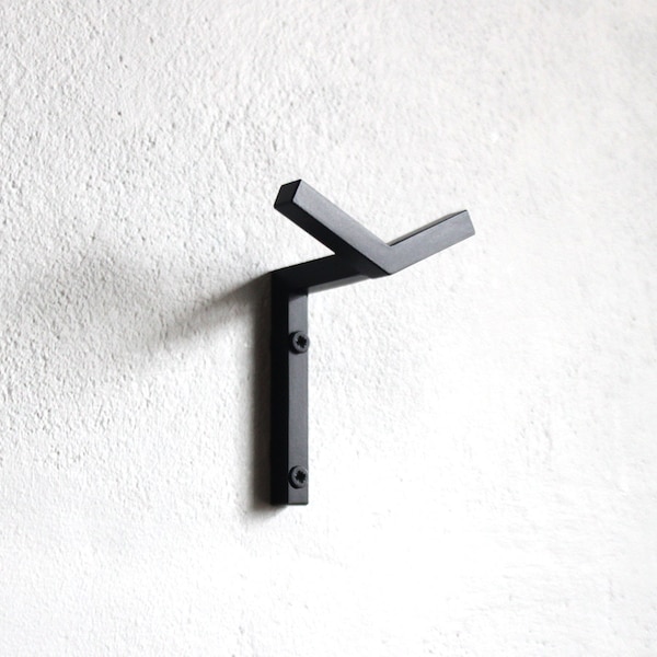 Bathroom hooks hanger - metal steel welded powder coated hook - Towel or accessories holder