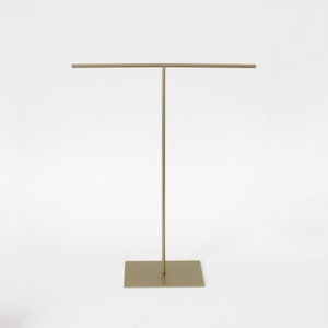 Kettingstandaard, sieradenstandaard, goudkleurige sieradendisplay, stalen sieradenstandaard, stalen kettingstandaard, kettinghouder
