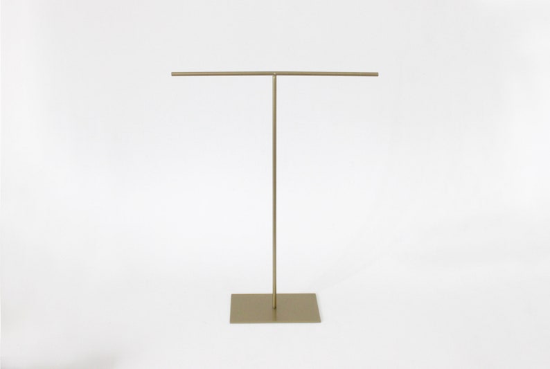 Necklace Stand Jewellery Stand Gold Color Jewellery Display Etsy