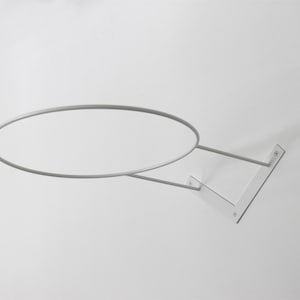Exercise Ball Display Wall Mount Metal Ring for Yoga Ball Yoga