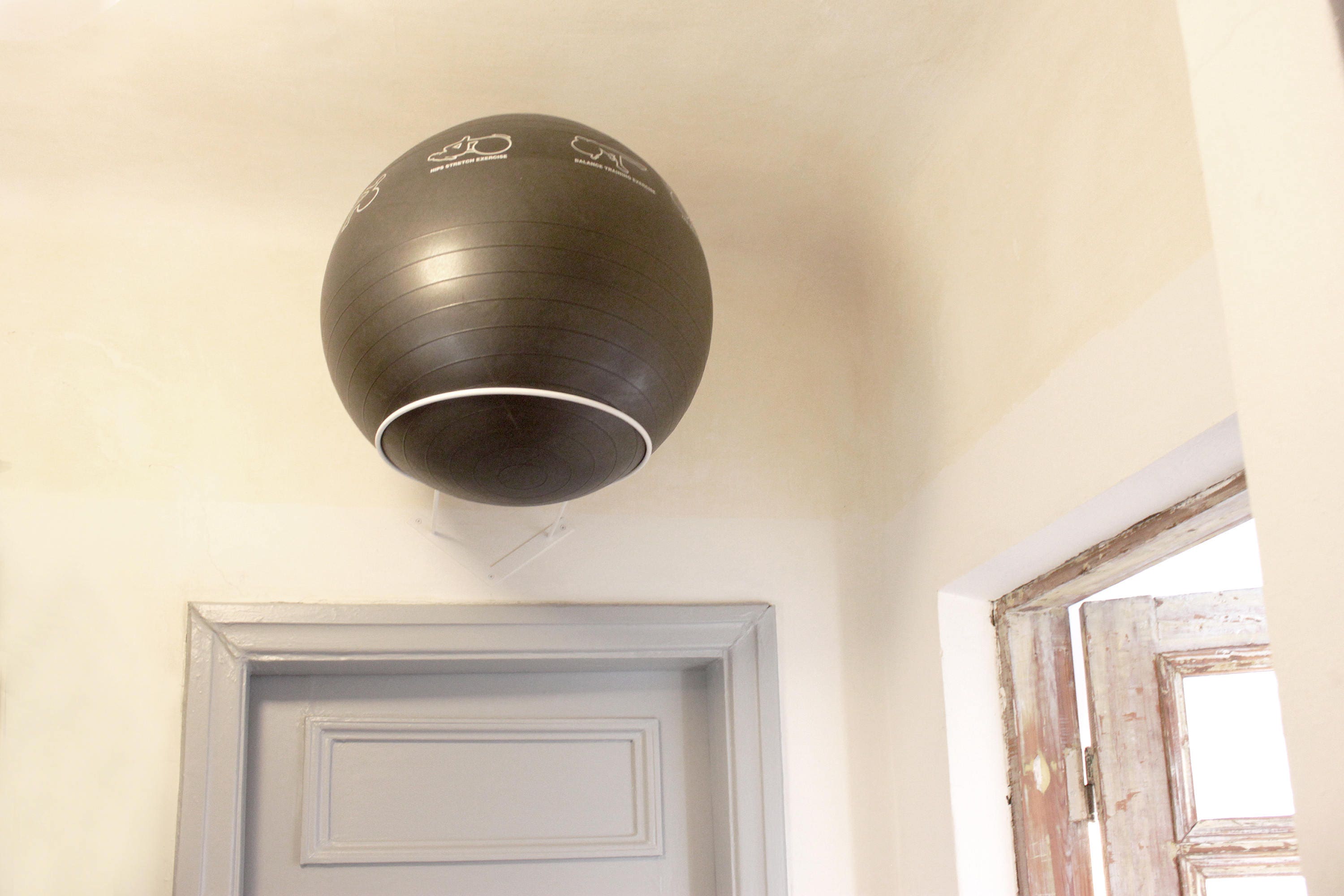 Exercise Ball Display Wall Mount Metal Ring for Yoga Ball Etsy