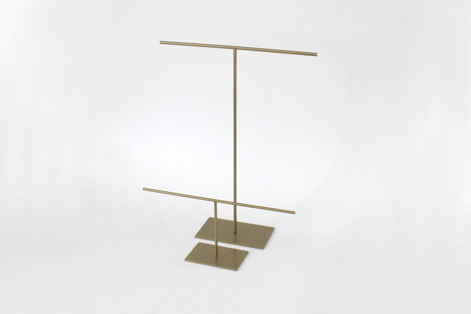 Necklace Stand Jewellery Stand Gold Color Jewellery Display Etsy