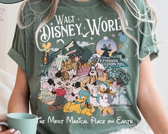 Vintage Walt Disneyworld Shirts, Retro 90s Mickey & Friends Shirt, Disneyworld Shirt, Disney Family Vacation Shirt, Disney 2026 Trip Shirt