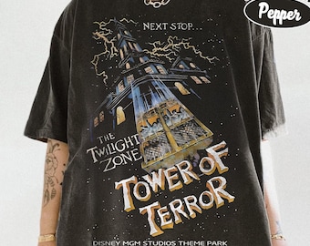 Retro Disney Tower Of Terror Shirt, Twilight Zone Shirt, Disney Rides Shirt, Hollywood Studios Shirt, Disney World Trip Tee, Family Vacation