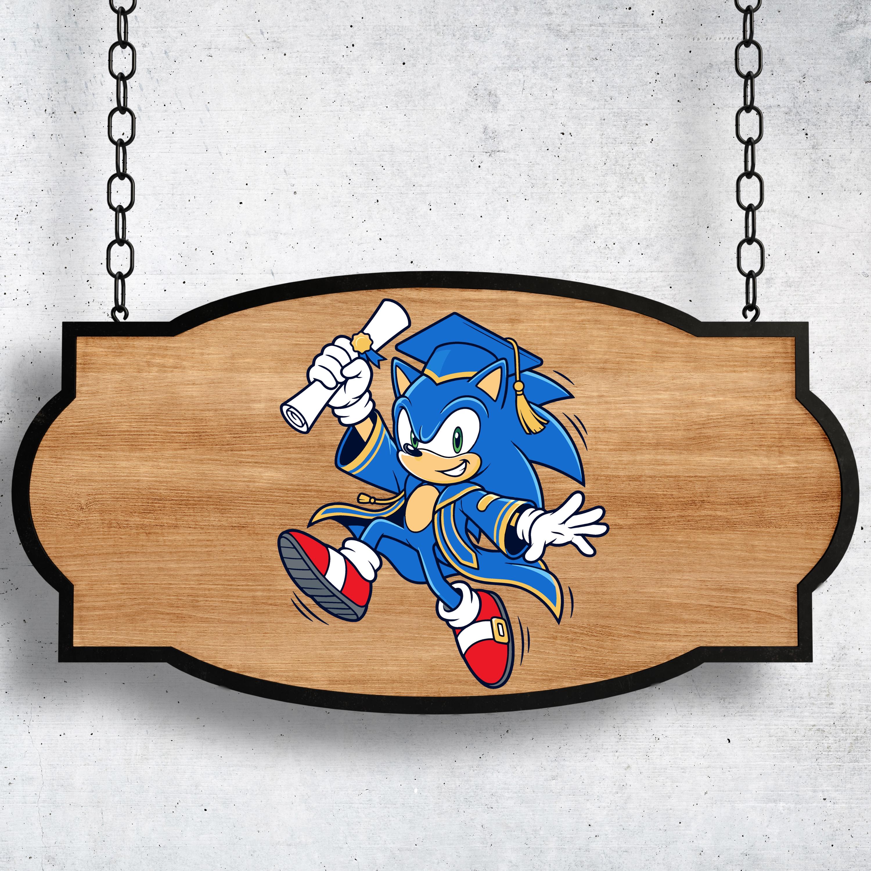 Sonic Graduation SVG, Digital Download, Cutting Files for Cricut and ...