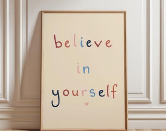 Be You - Nursery Wall Art | Digital Download | Printable Kids Room Decor