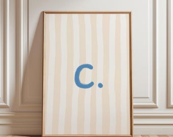 Letter C - Nursery Alphabet Wall Art | Digital Download | Printable Kids Room Decor