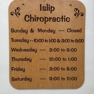 Store Hours Sign image 6