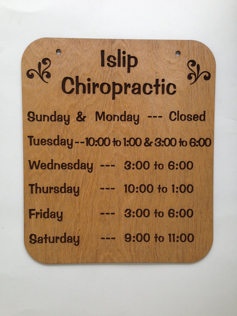 Store Hours Sign image 6