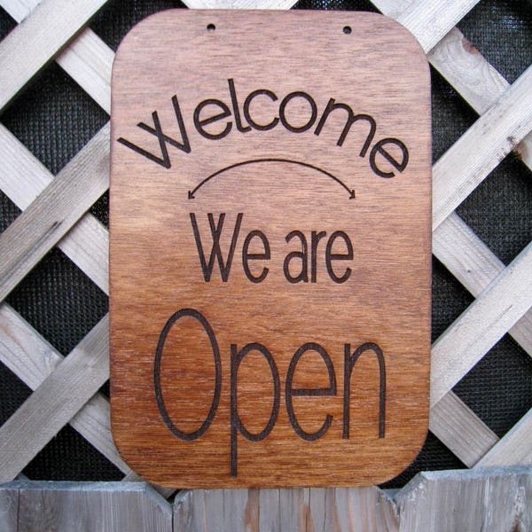 Double sided Open / Closed Sign