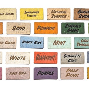 Qty. 25 Custom Laser Engraved Cork Fabric Flexible Labels, Brand your Handcrafted projects, Bags, Crochet, Knitting and more