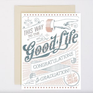 FOLIE - This Way To The Good Life - Gefeliciteerd met je afstuderen - Er staan mooie dingen te gebeuren - Examens gehaald, van school af