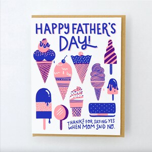 Obrigado por dizer sim quando mamãe disse não - Feliz Dia dos Pais! Se a mamãe disser não, pergunte ao papai