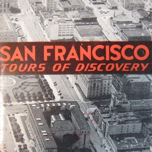 Vintage July 15 1946 City Map of San Francisco By Municipal Railway Routes