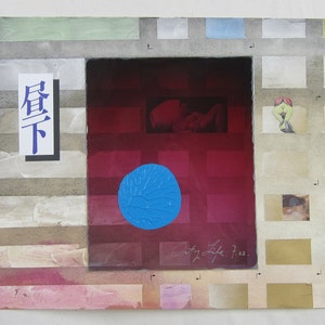 Roy Henry Alexander Gover  Original  Painting &quot;City Life&quot; July 1992 Mixed Media Watercolor, Ink, Glue, Collage 12 1/4&quot; X 16&quot; - Fine Art