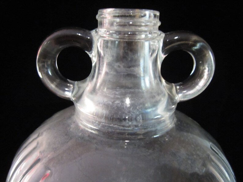 VTG 1930 Art Deco One Gallon Clear Glass Jug With DBL Handled Etsy