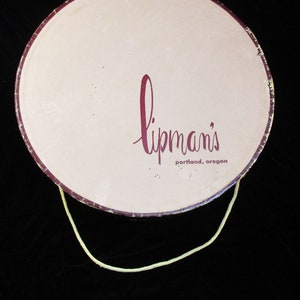 Vintage 1950&#39;s Lipman&#39;s Department Store, Hat Box, Portland, Oregon - Good Condition