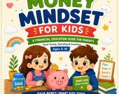 Money Mindset for Kids Printable PDF, Financial Literacy for Children, Teach Saving Spending (DigitalDownload)