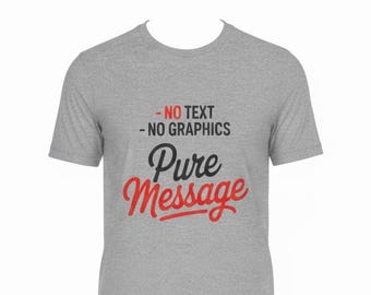 Pure Message Graphic Tee | Sarcastic Funny Novelty Shirt for Introvert | Soft Cotton T-Shirt | Minimalist Quote Graphic Shirt Gift