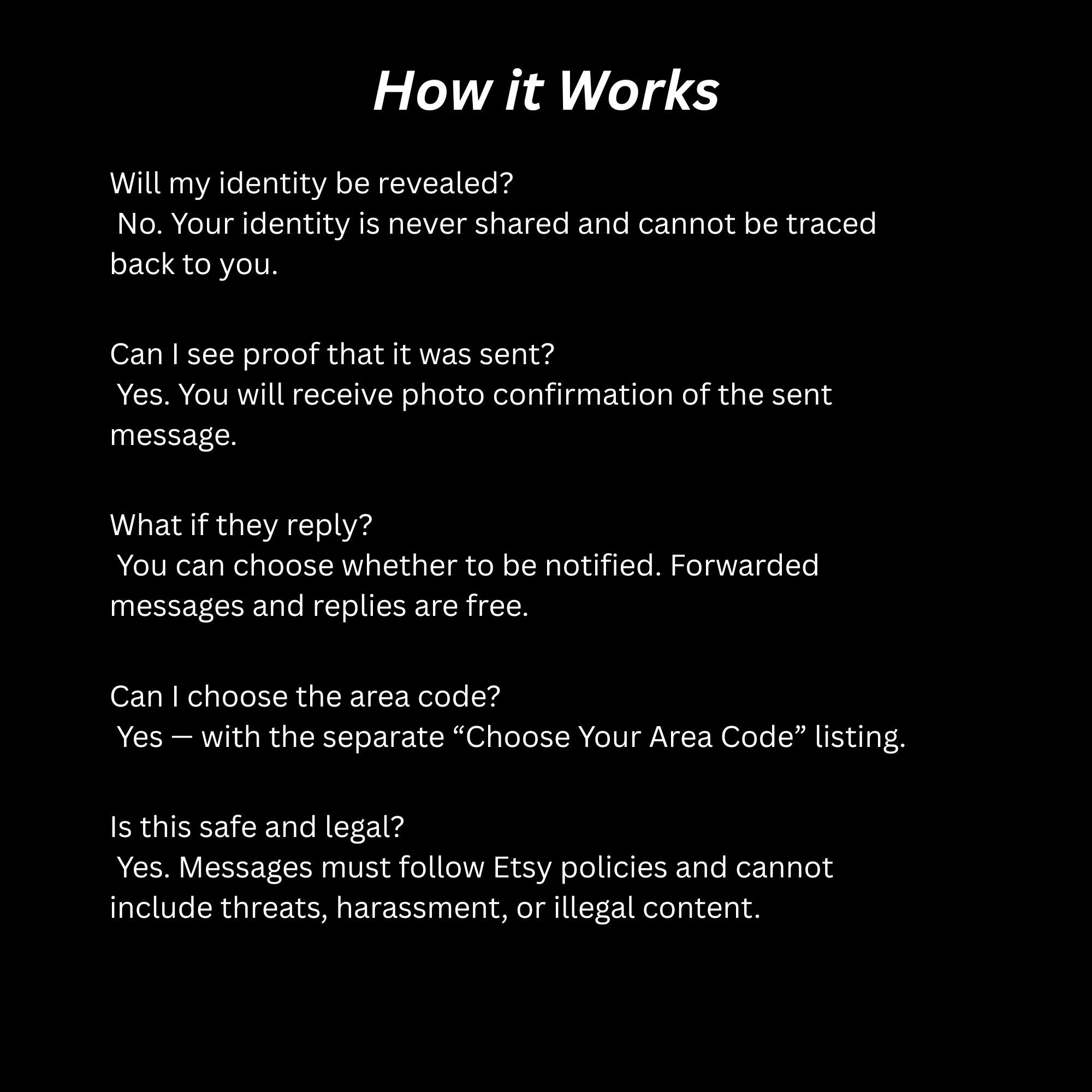 Anonymous Text Service | Send Text From Random Number | Private Safe ...