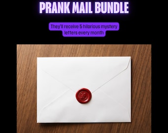 Mystery Prank Mail Subscription – Five Anonymous Confusing Gag Letters
