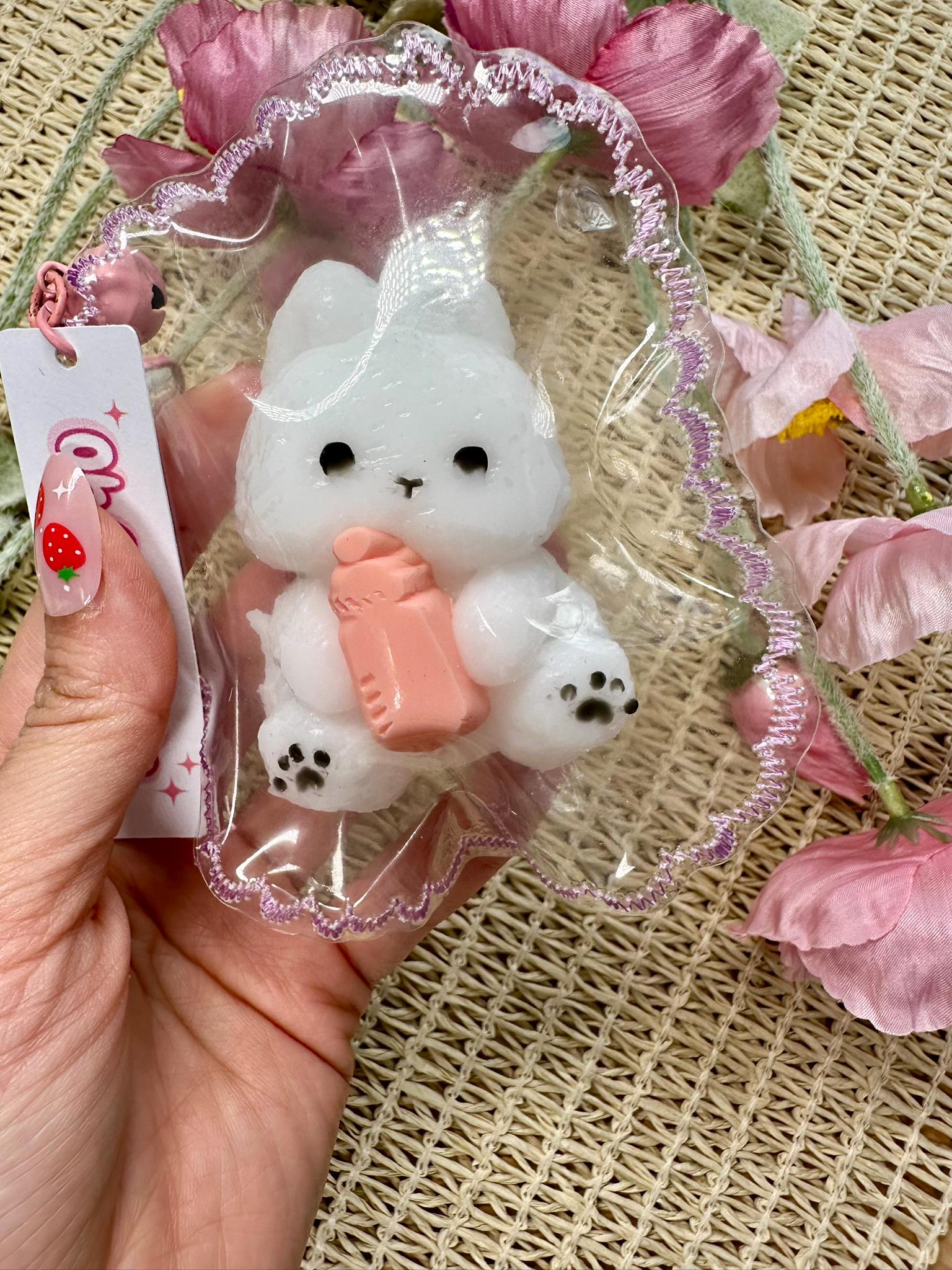 手作りのかわいいウサギのスクイーズ - Etsy 日本
