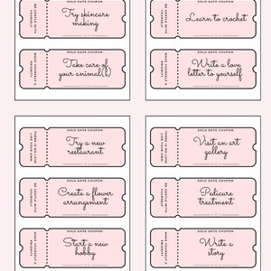Ultimate Solo Date Coupon Bundle (Vol 1 & 2) | 120 Self-Care Activities and Dates