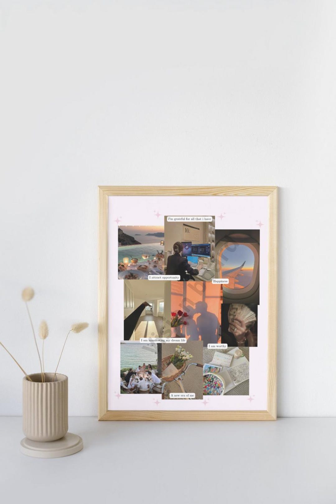 Vision Board Templates | Pinterest Goal Planner (digital Download) - Etsy