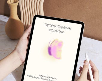 Interactive Digital Journal: Self-Care Planner for Tablet (30-Page PDF)