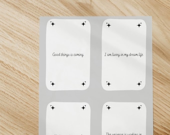 100 Affirmation Cards | Self-Love and Mindfulness