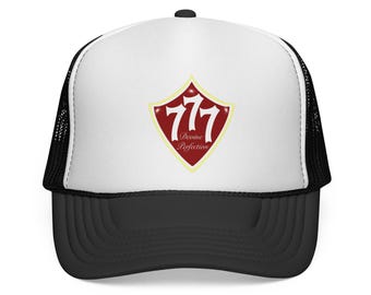 777 Shield Logo Retro Trucker Cap