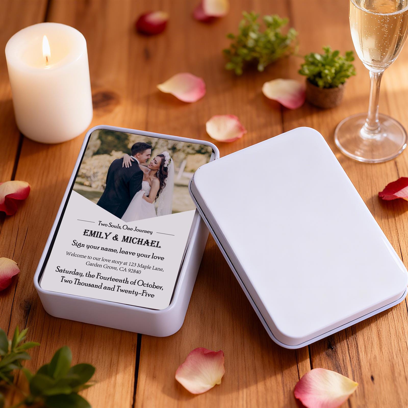 Custom Guestbook Playing Cards