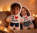 Custom I Love MOM Photo Pillow, Personalized Face Pillow for Mom, Mini Me Pillow, Custom Photo Cushion Mother's Day Gift for Her product logo