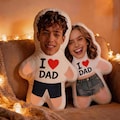 Custom I Love DAD Photo Pillow, Personalized Face Pillow for Dad, Mini Me Pillow, Custom Photo Cushion Father's Day Gift for Him product logo