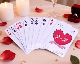 Custom Wedding Guest Book Playing Cards, Wedding Guest Book Alternative, Blank Playing Cards, Bridal Shower, Unique Wedding Guestbook