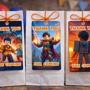 Roblox Birthday Invitation , Roblox invite, Editable Party Invite (Digital Download) image 6