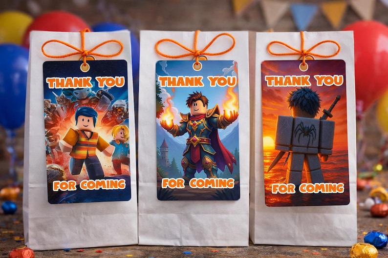 Roblox Birthday Invitation , Roblox invite, Editable Party Invite (Digital Download) image 6