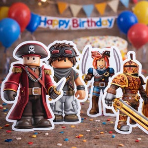 Roblox Birthday Invitation , Roblox invite, Editable Party Invite (Digital Download) image 7