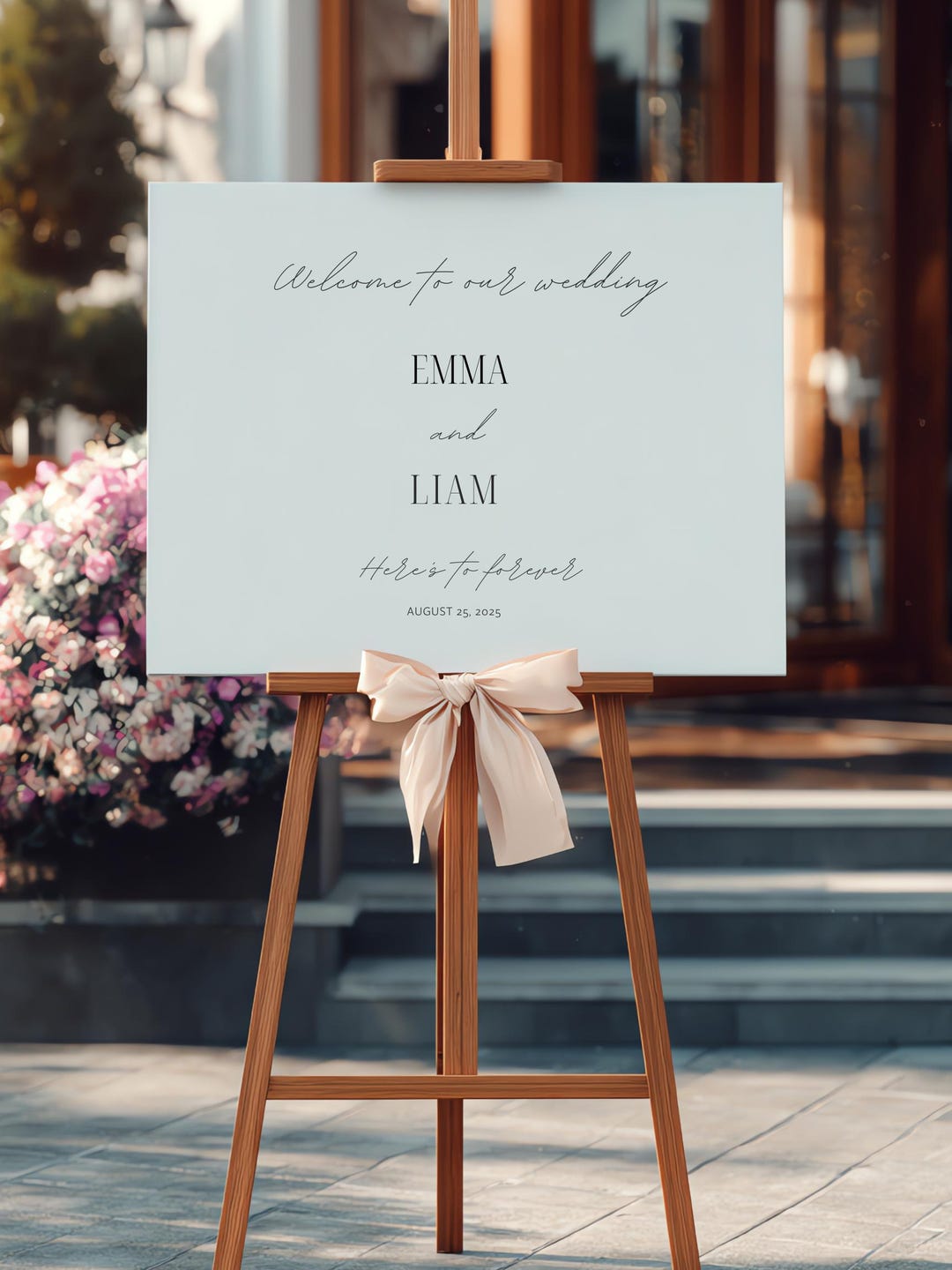 Editable Wedding Welcome Sign Template: Custom Reception Decor (instant ...